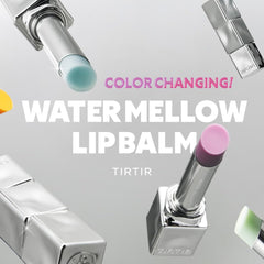 TIRTIR Water Mellow lip balm close-up texture shows glossy, non-sticky slip.