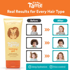 Gel being applied to wet or dry hair for versatile use