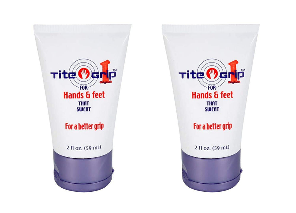 Tite Grip Original Hand Grip bottle demonstrating non-slip hand protection for sports use