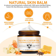 Tiuedu packaging highlights natural ingredients and beeswax moisture barrier.