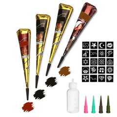 Tizoerly black tattoo paste cone for bold temporary designs