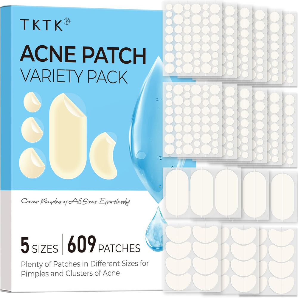 TKTK 609-count patches variety pack supports versatile acne care at home