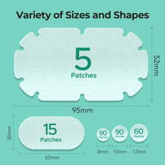 TKTK XXL body patches shoulders area on skin for flexible wear