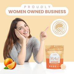 The Lavish Goat TLG Refresh shower bombs dissolve slowly releasing gentle aromatherapy vapors