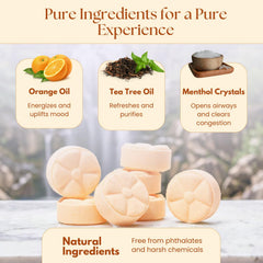 The Lavish Goat TLG Refresh citrus aroma shower steamer offers uplifting scent in daily routines