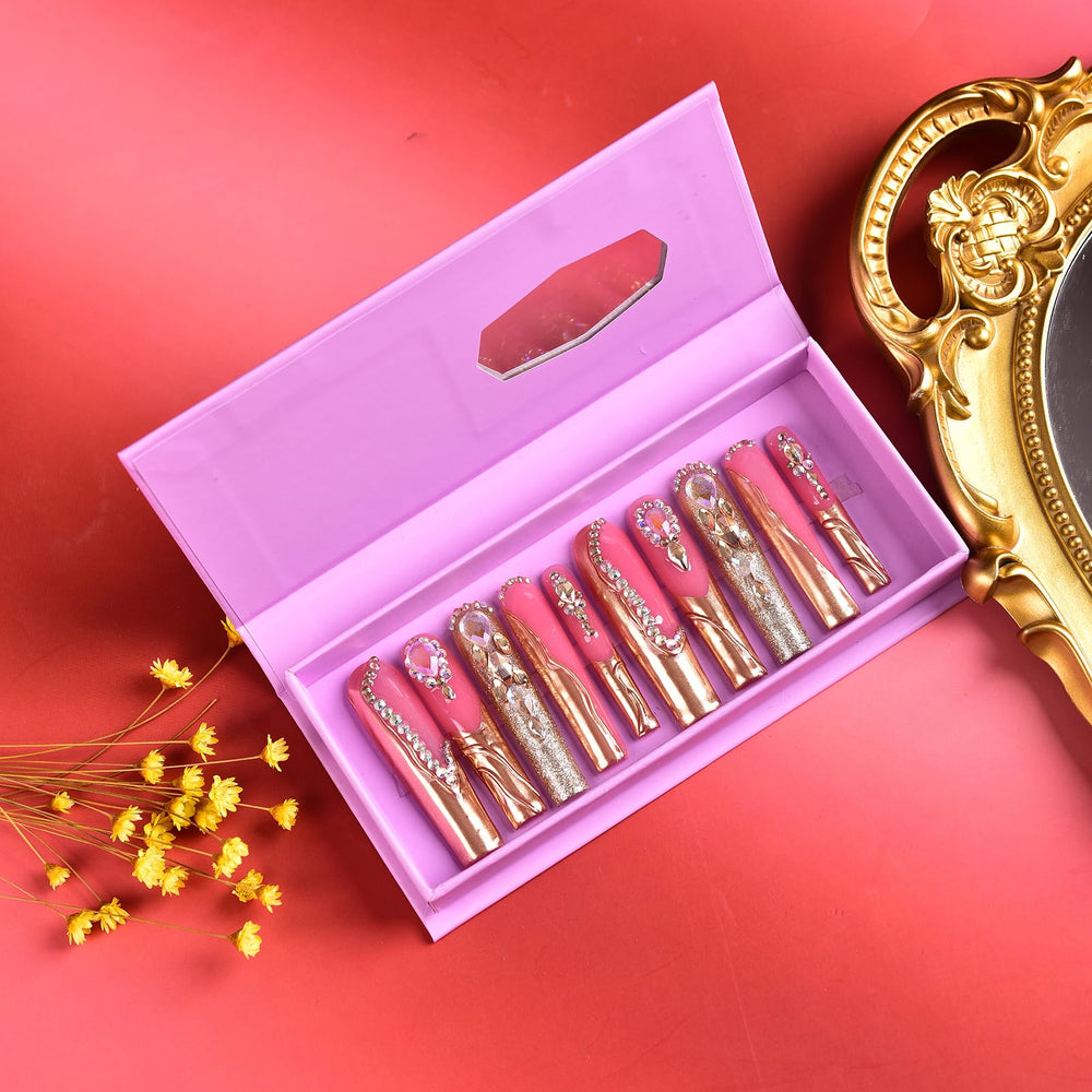 Tmani handmade PMMA nails crafted by skilled technicians