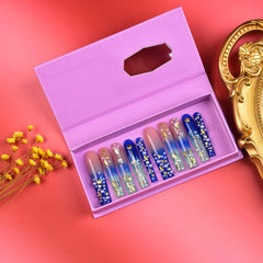 Tmani nail file and glue kit supports quick at-home application