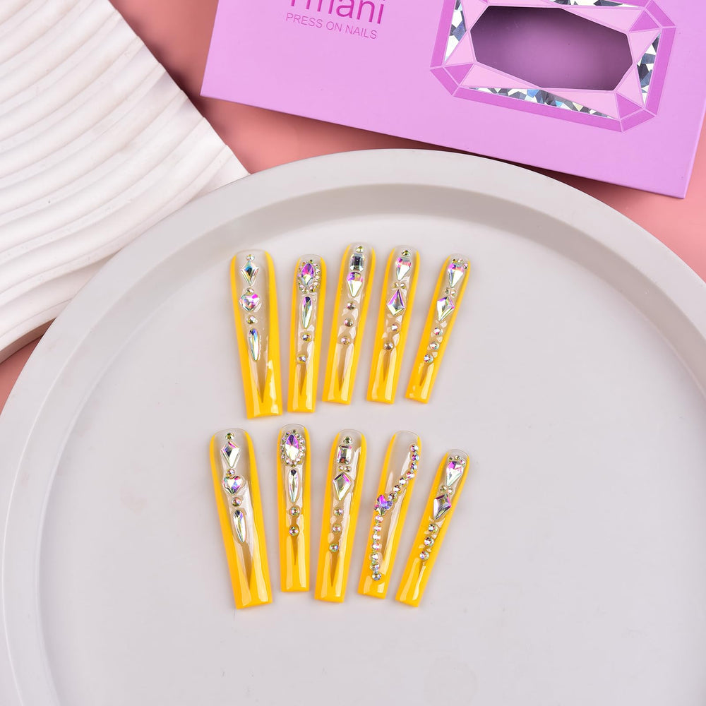Tmani nail glue included for strong, residue-free adhesion