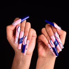 Tmani nail glue included enables quick, secure adhesion for long-lasting wear.