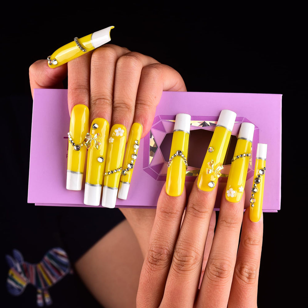 TMANI unique handcrafted nails offering customizable shapes and designs