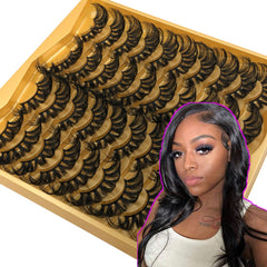tmielybs 25mm mink lashes 20-pairs-pack for value and versatility.