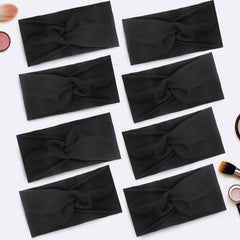 Tobeffect headband keeps hair away from skin during washing or spa routines.