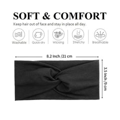 Tobeffect non-slip headband delivers secure wear for workouts and yoga sessions.