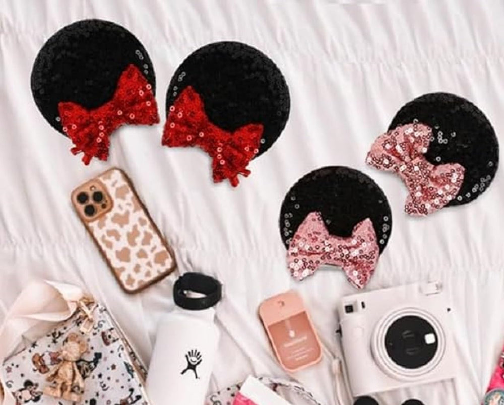 Tobeffect cosplay mouse ears clip ideal for Halloween and costumes without headband soreness