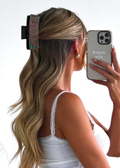 Tobeffect cowgirl style hair clip adds western flair to outfits