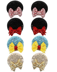 Tobeffect mouse ears glitter clip for comfortable all-day wear at parties