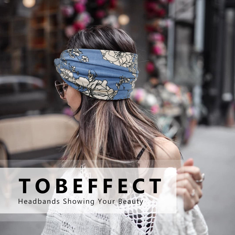 Tobeffect six-pack display of affordable boho headbands