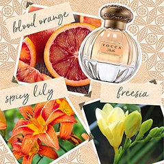 Toca Stella freesia note emphasizes an airy floral vibe.