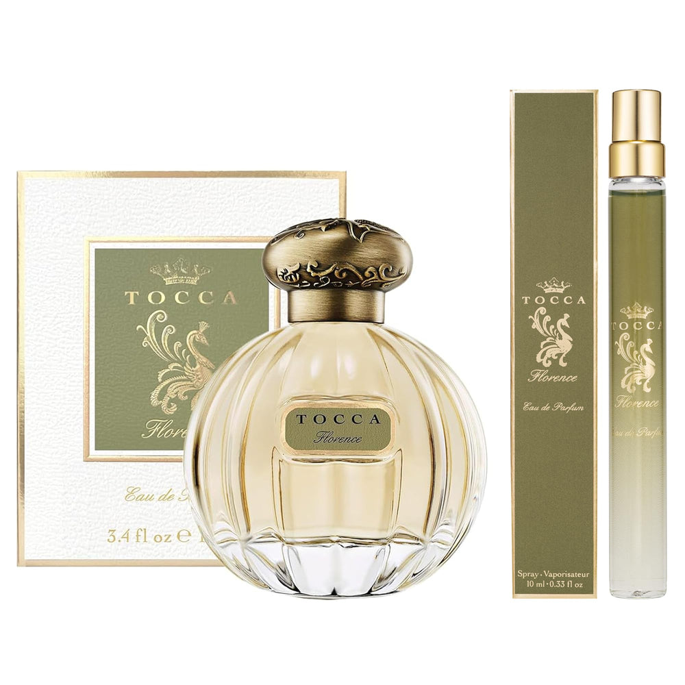 Tocca Florence bottle in a cut-glass style, ideal for gifting and daily elegance.