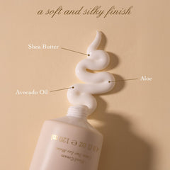 Texture close-up of TOCCA Florence Hand Cream quick absorption