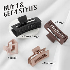 TOCESS hair claw clip giant strong grip for thick long hair