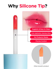 TOCOBO Juicy Berry Lip Oil 01 Chill Red highlights black cherry and blueberry oils