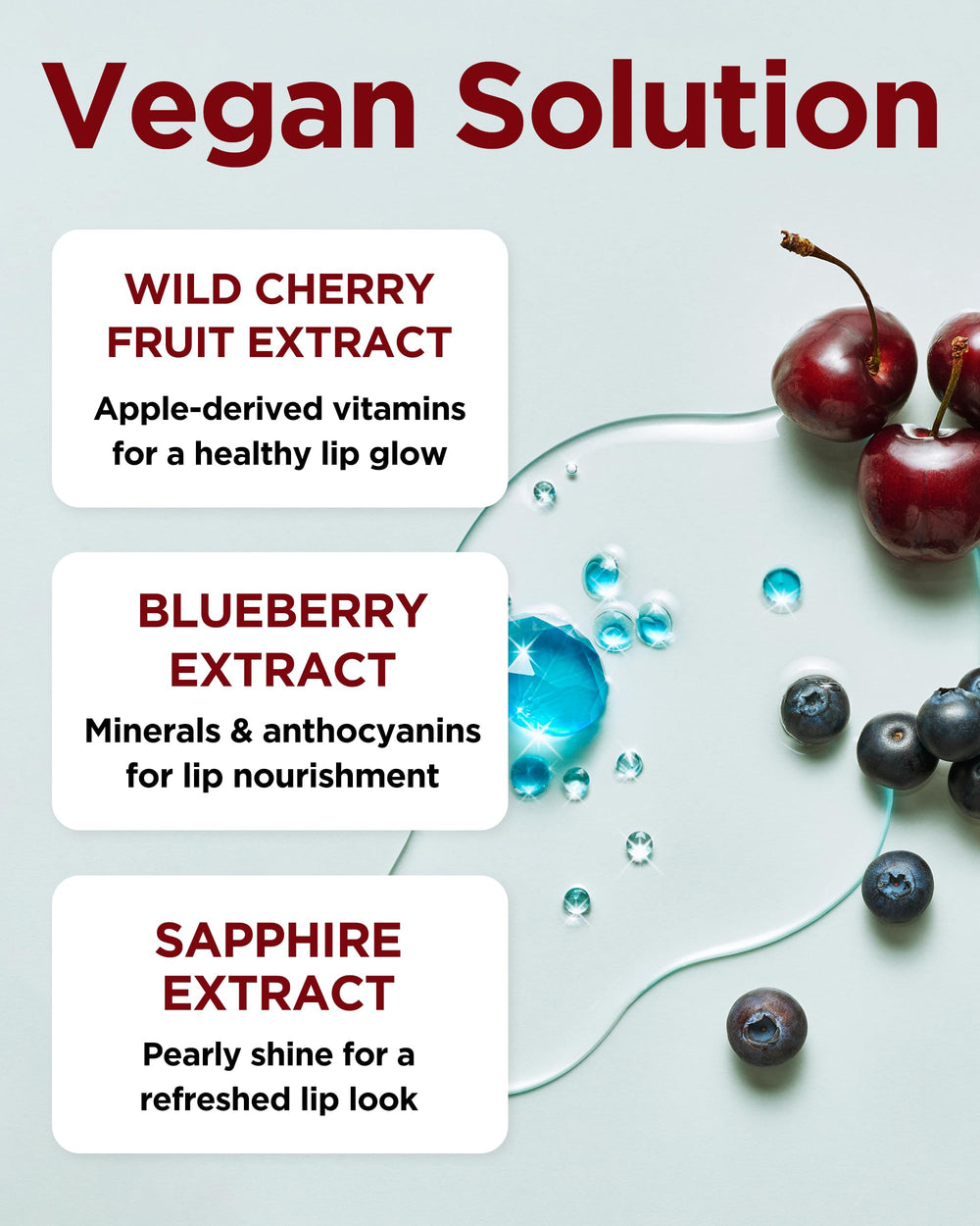 TOCOBO Juicy Berry Lip Oil shade 11 conveys a stronger tingling plump