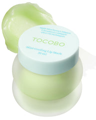 TOCOBO Mint Cooling Lip Mask – overnight application for refreshed, calm lips.