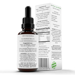 TODICAMP Sea Buckthorn Oil amber bottle close-up highlighting natural color and purity.