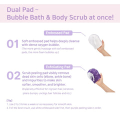 TOI:L Gentle Touch Bubble Peeling Pad dual sided pad for deep cleansing and exfoliation.