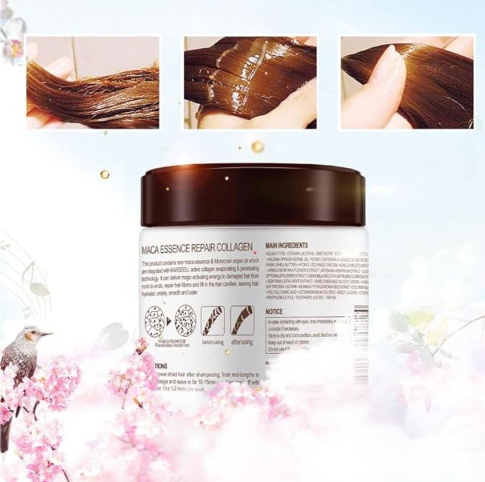 TOLO Deals Argan Oil Hair Mask texture close-up for creamy hydration.