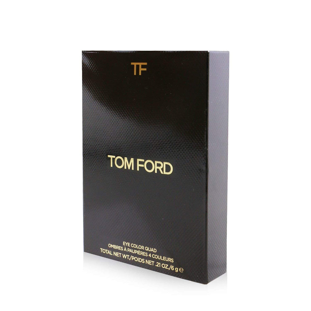 Tom Ford Eye Color Quad Suspicion application-ready shades ideal for defined lids.