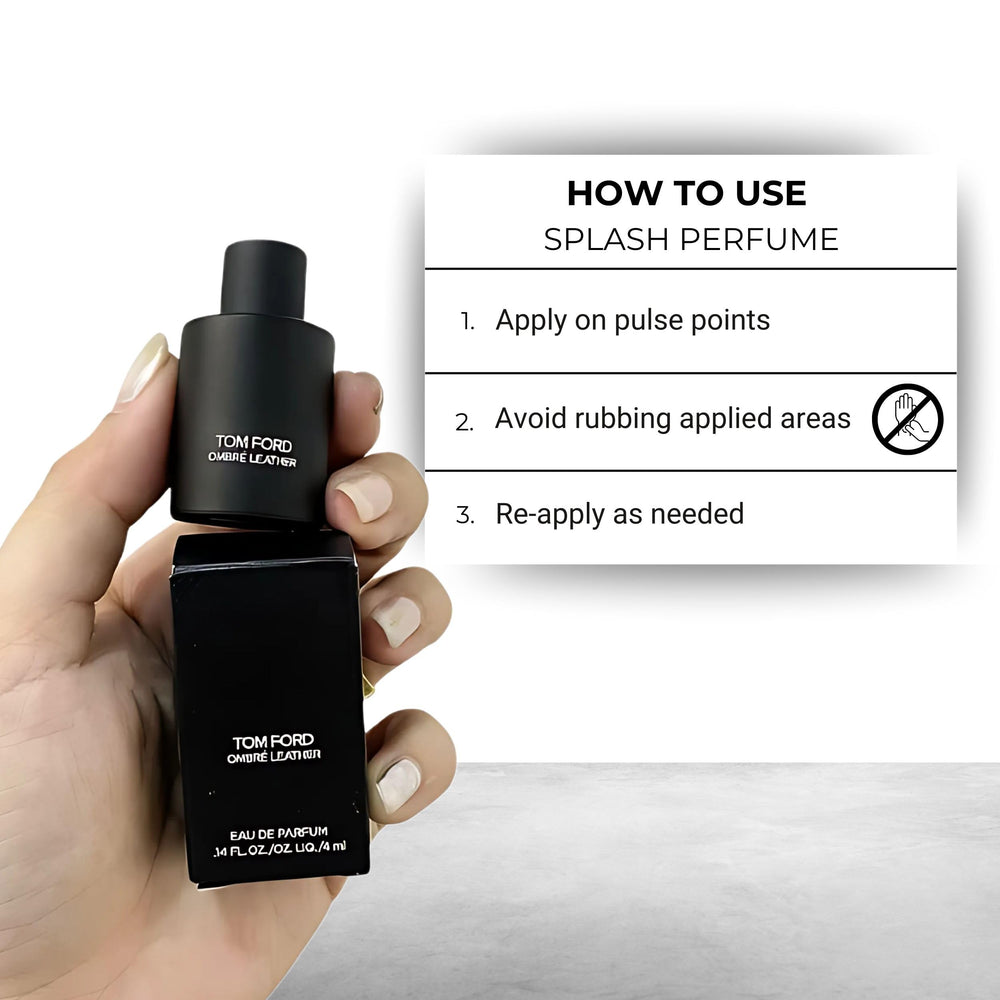 Tom Ford Ombre Leather cardamom note hint for a spicy opening