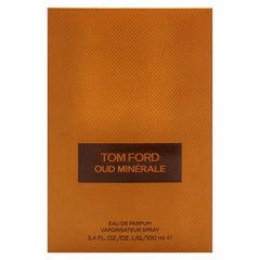 Tom Ford Oud Minerale box packaging conveys premium unboxing experience and gift-worthy presentation.
