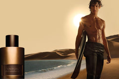 Tom Ford Oud Minerale ocean motif detail evokes marine notes.