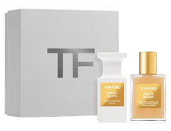 Tom Ford Soleil Blanc EDP bottle in sunlight, ideal for luxurious summer moments.