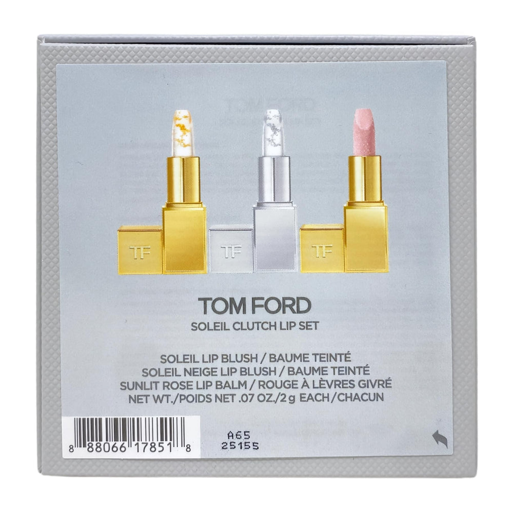 Tom Ford Soleil Clutch Lip Set Soleil Lip Blush portable mini color for easy touch-ups.