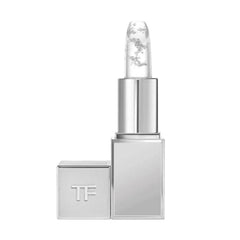 Tom Ford Soleil Mini Lip Blush Neige close-up showing sheer pink tint.