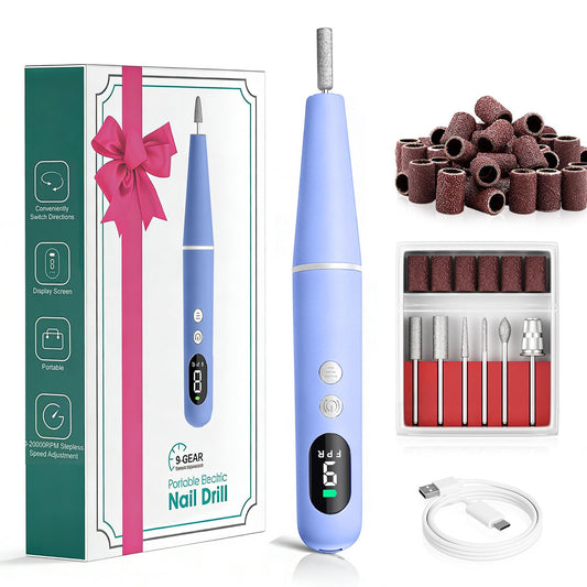 TOMETOTES salon-grade nail drill with LED display for precise speed control during manicures.