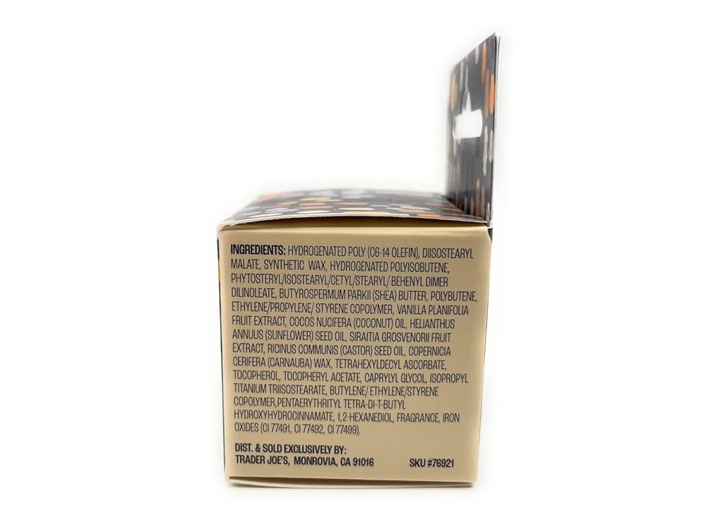 Tomo Wellness Vanilla Lip Mask texture swatch for easy application.