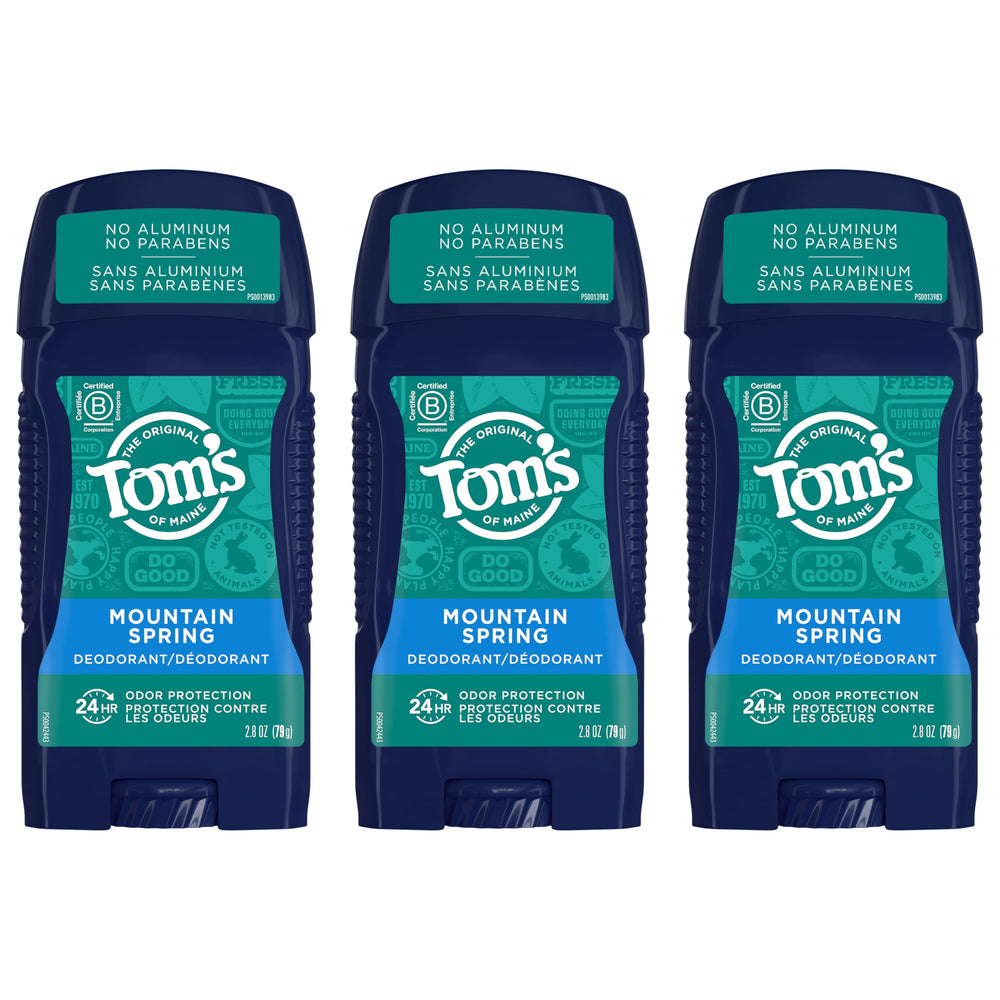Tom's of Maine brand values and charitable donations visual.
