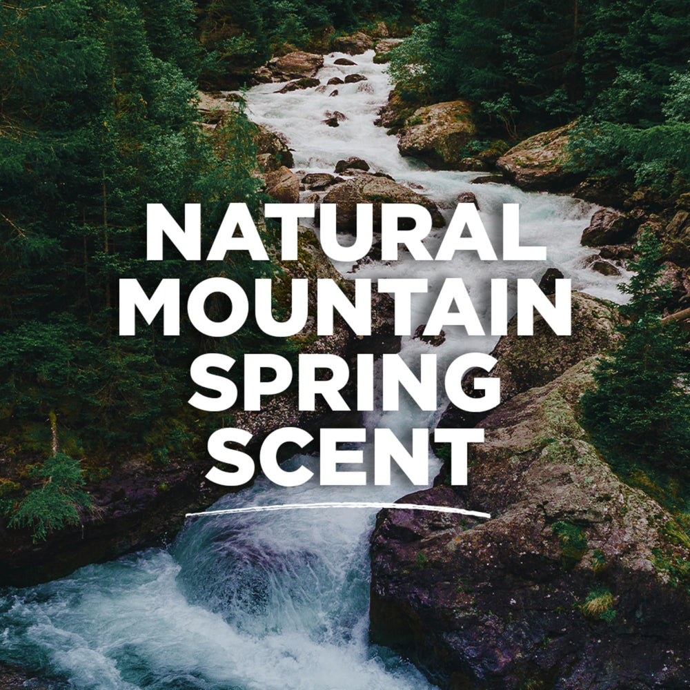 Tom's of Maine deodorant stick Mountain Spring close-up emphasizes smooth application.