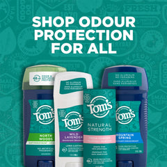 Tom's of Maine vegan formula highlights no artificial fragrances for sensitive skin.