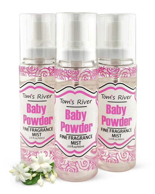 Tom's River fine fragrance mist bottle pour demonstrates premium scent on the go.