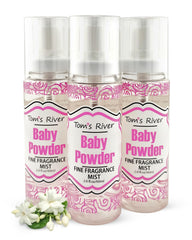Tom's River fine fragrance mist bottle pour demonstrates premium scent on the go.