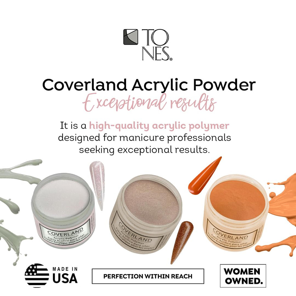 TONES Coverland adhesion and flexibility support strong bond while allowing natural nail movement.