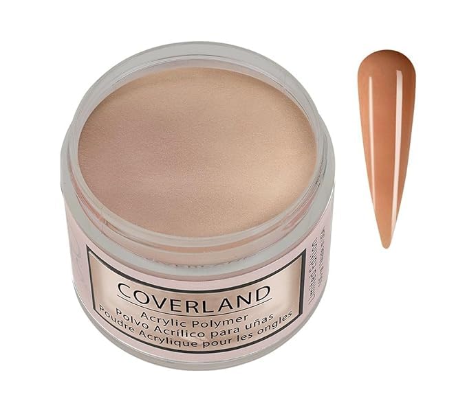 TONES Coverland cookie dough powder jar showcasing rich, full-coverage color for nails