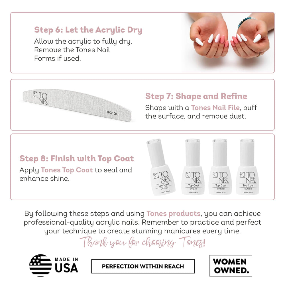 TONES Coverland cruelty-free USA-made formula adds ethical appeal and reliable quality.