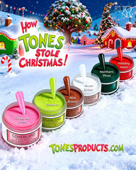 TONES Coverland nail bed imperfection masking reveals smoother, more even natural-looking results.