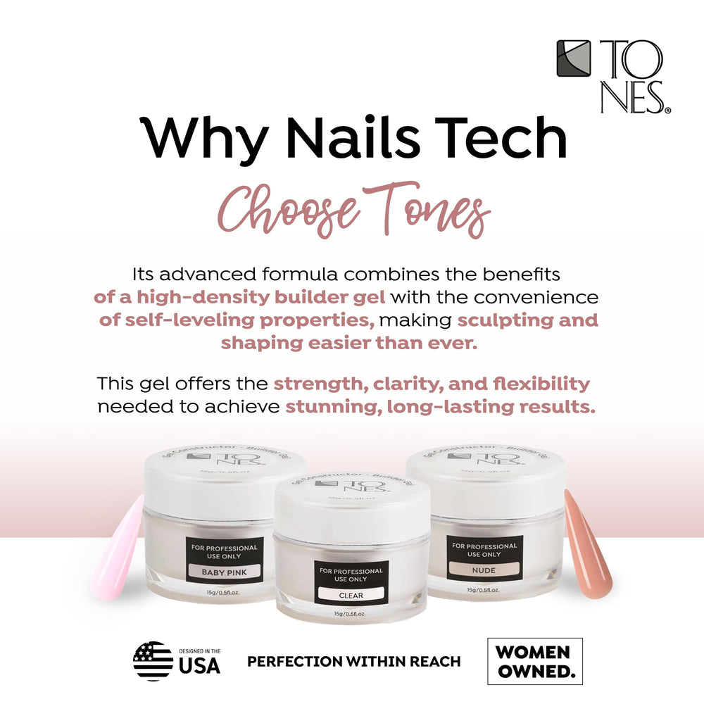 TONES Cherry Blossom gel chip-resistant formula delivering long-lasting wear